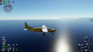 Microsoft Flight Simulator - Крым, Судак, полет на самолете + AITrack от вебкамеры