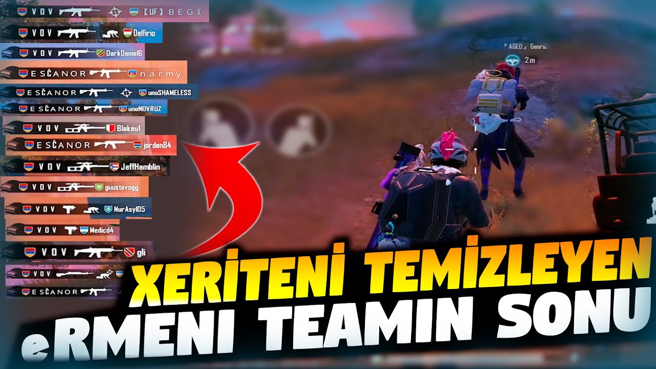 eRMENİ TEAMİN SONU !!! - PUBG Mobile
