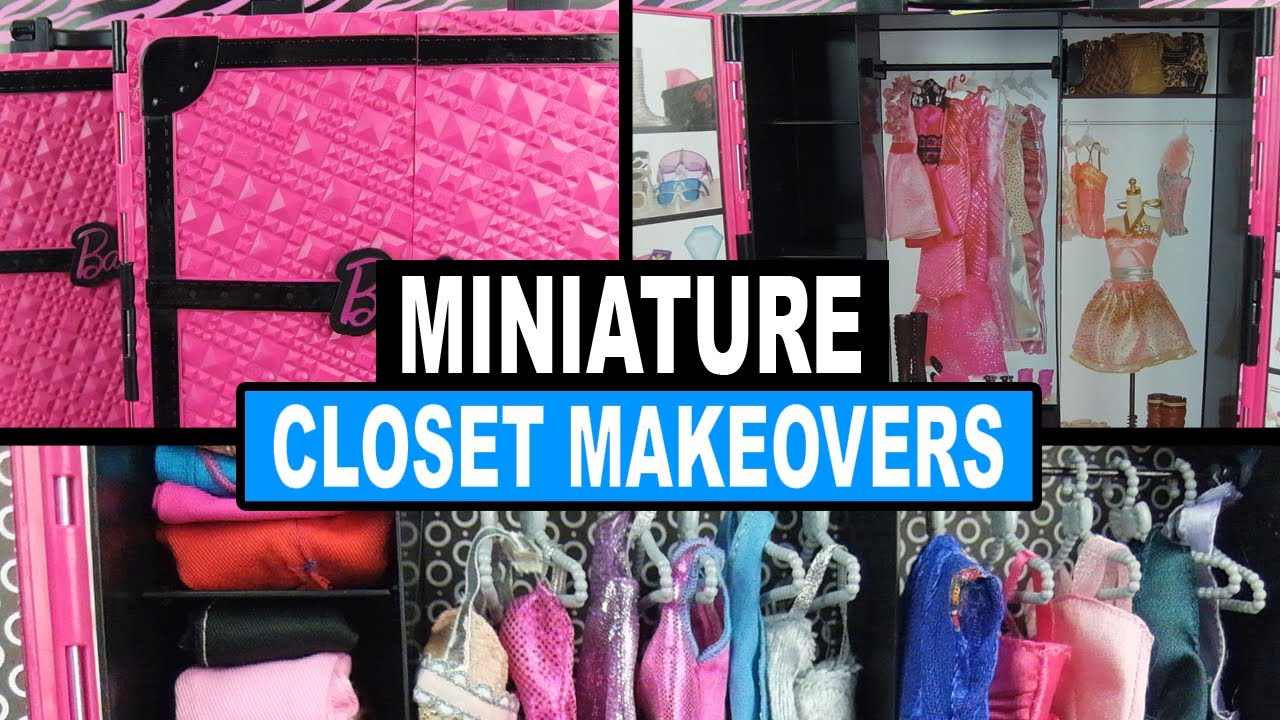 Barbie Doll Ultimate Fashionista Closet MAKEOVER DIY 