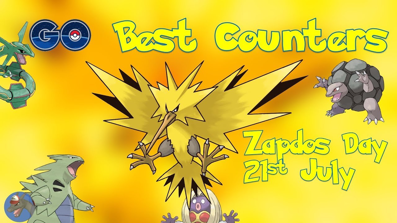 Best ZAPDOS Counters W/ Breakpoints (Pokemon Go) YouTube