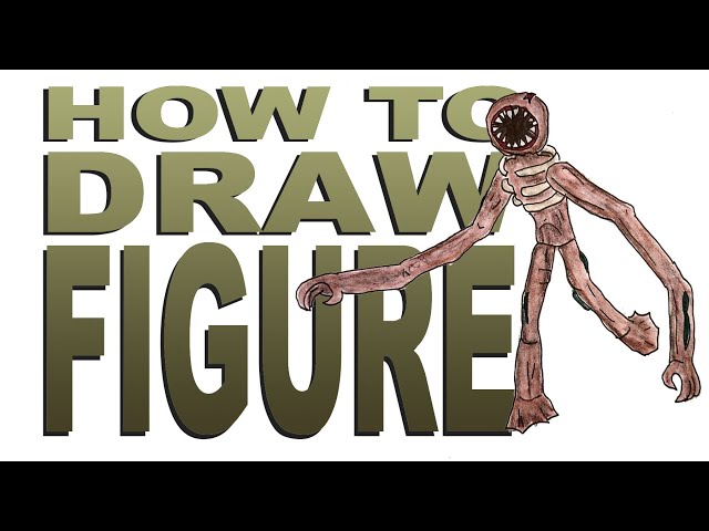 HOW TO DRAW FIGURE  Roblox Doors - Easy Drawing 