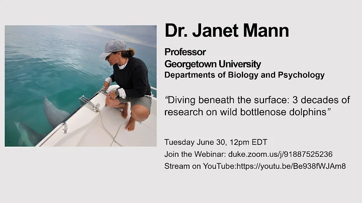 Dr. Janet Mann: Long-Term Animal Research Seminar Series