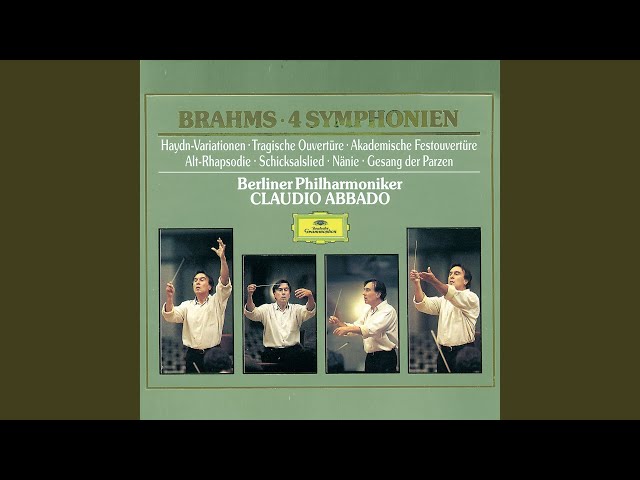 Brahms - Ouverture pour une Fête académique : Philh Berlin / C.Abbado