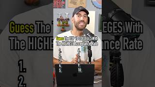 Top 10 Colleges With The Highest Acceptance Rate! #shorts #school #college #top10 #guess