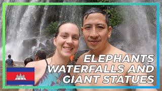 SIEM REAP: STUNNING NATURE in KULEN // ELEPHANTS & WATERFALLS Kulen Elephant Forest & National Park