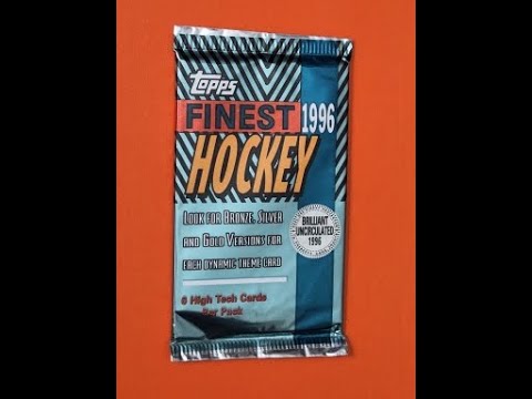 PICKLEBALL STUD & STANLEY CUP CHAMPION McEachern pulled from this 1995-96 TOPPS FINEST HOCKEY PACK!