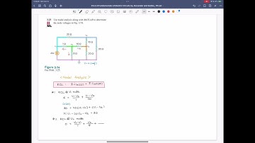 Problem 3.25 (1) Nodal Analysis, Fundamentals of Electric Circuits, 7th ed, Alexander / Sadiku