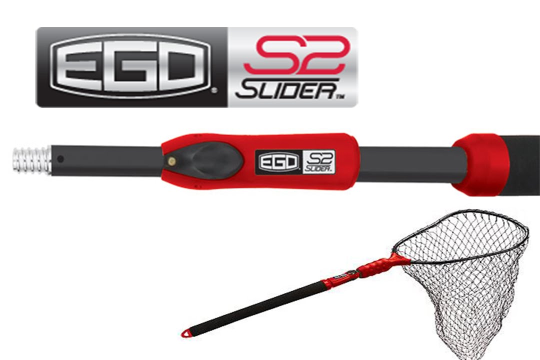 EGO S2 Slider XLarge Rubber Coated Nylon Landing Net graibštas