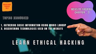 How To Hack Website Using Kali Linux Chapter 2
