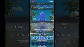 Medication and Injection tracker by Criosoft. UI overview