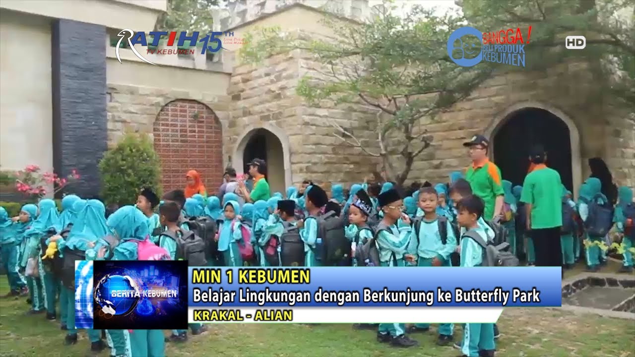 MIN 1 Kebumen Berkunjung Ke Alian Butterfly Park untuk Belajar Lingkungan