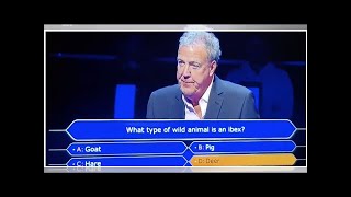 Jeremy Clarkson tried to be clever on Millionaire and this happened ...