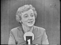 To Tell the Truth - "I impersonated a British general!"; PANEL: Betty White (Jan 20, 1959)