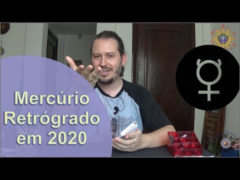 Vídeo: Períodos retrógrados de mercúrio em 2020