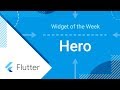 Hero widget de la semaine dans flutter