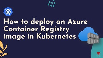 How to deploy an Azure container registry image in Kubernetes | AKS | Argo CD