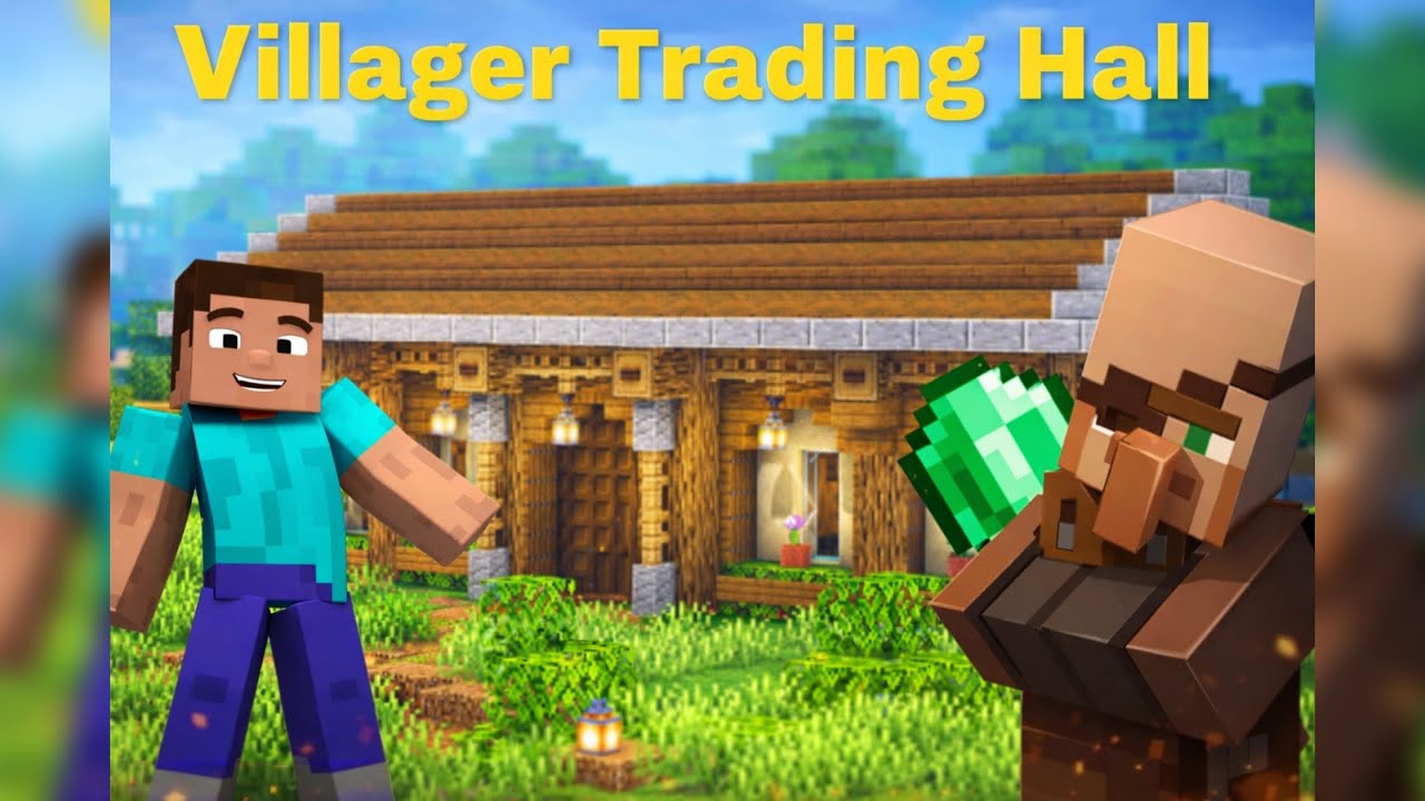 I Build Easiest Villager Trading Hall | Minecraft Gameplay Part 25