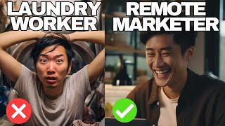 From Laundry Worker to $50K/Yr Remote Digital Marketing Job