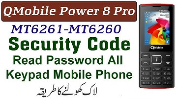 QMobile Power 8 Pro Security Code Unlock, Factory Reset Code, Hard Reset, Unlock Password CPU MT6261