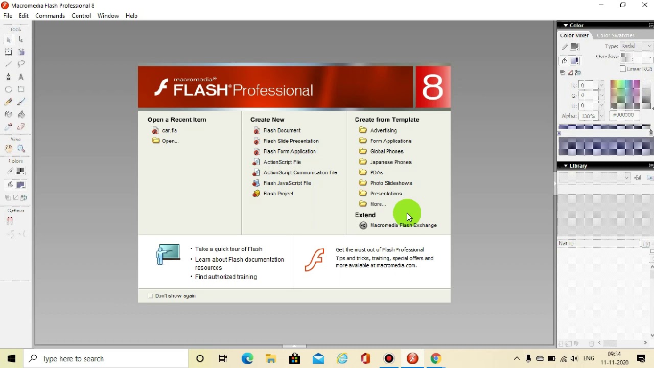 Flash 8 - YouTube