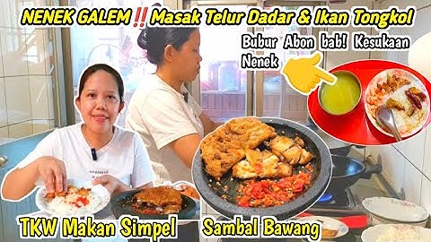 Eating Tuna Fish Omelette & Onion Chili Sauce Tkw Menu‼️Simple Cooking for Grandma‼️Taiwan TKW Vlog