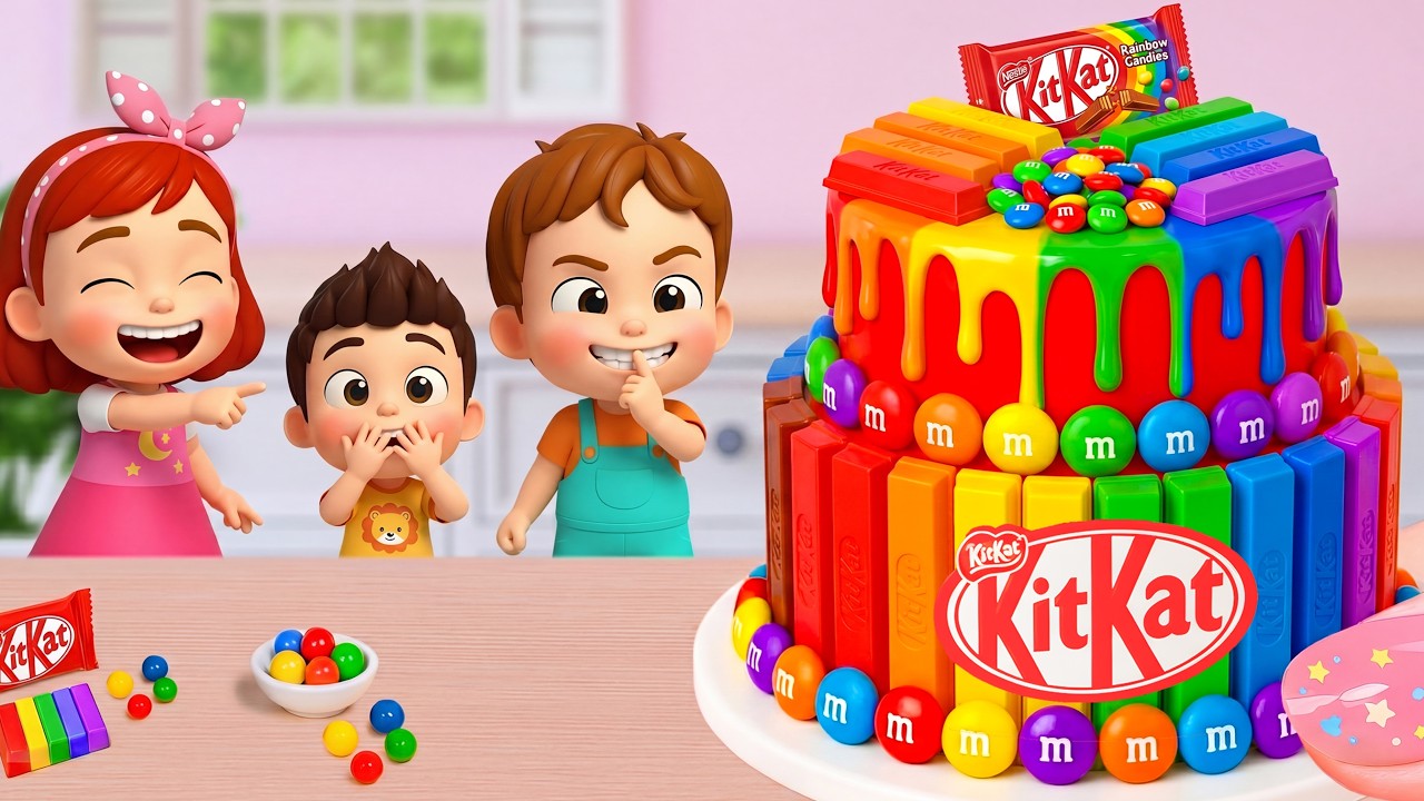 Miniature Rainbow Cake Tutorial 🌈 Amazing Mini Rainbow Chocolate Candy ...