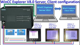 WinCC Explorer V8.0 Server and Client configuration