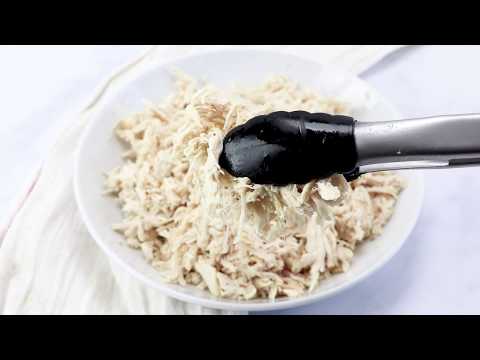 Como fazer os peitos Moist caseiro frango desfiado