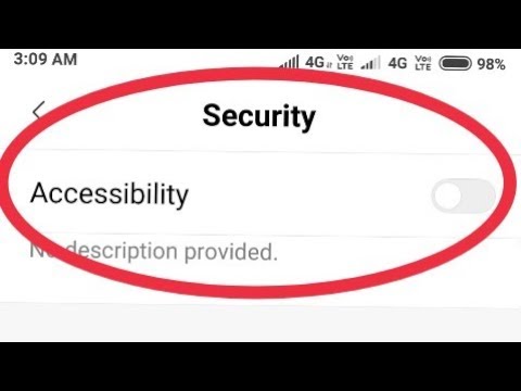 How To Enable Security Accessibility Settings In Redmi Note 5 Pro