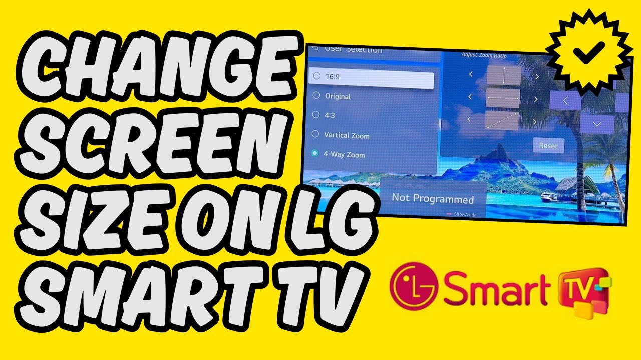 [Easy Guide] Change Screen Size on LG Smart TV - YouTube