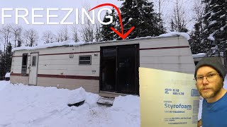 Surviving Winter OFF GRID in a RV; MASSIVE insulation Upgrade