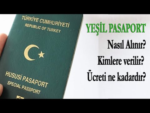 Yeşil Pasaport nasıl alınır? Kimlere verilir? Ücreti ne kadardır?