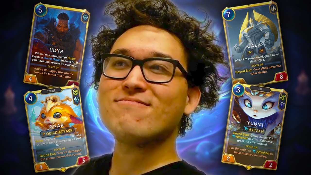 6 New Decks for Gnar, Galio, Udyr, and Yuumi in the New Expansion