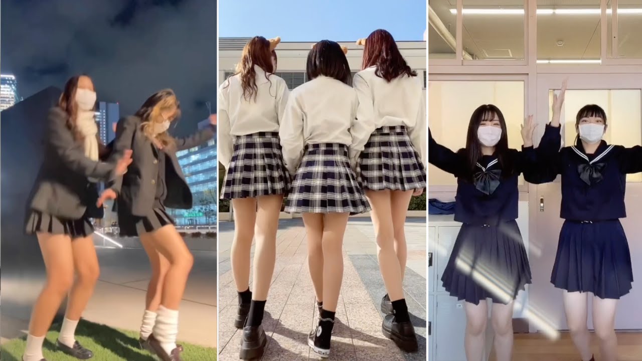 〈高画質〉💗女子高生のダンスTiktokまとめ Part2💗