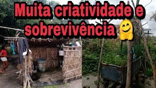 Tour Pelo Banheiro De Palha Da Minha Prima