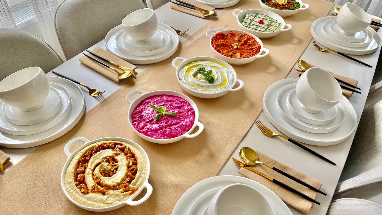 6 простых и стильных рецептов салатов и закусок для вашего меню (субтитры)