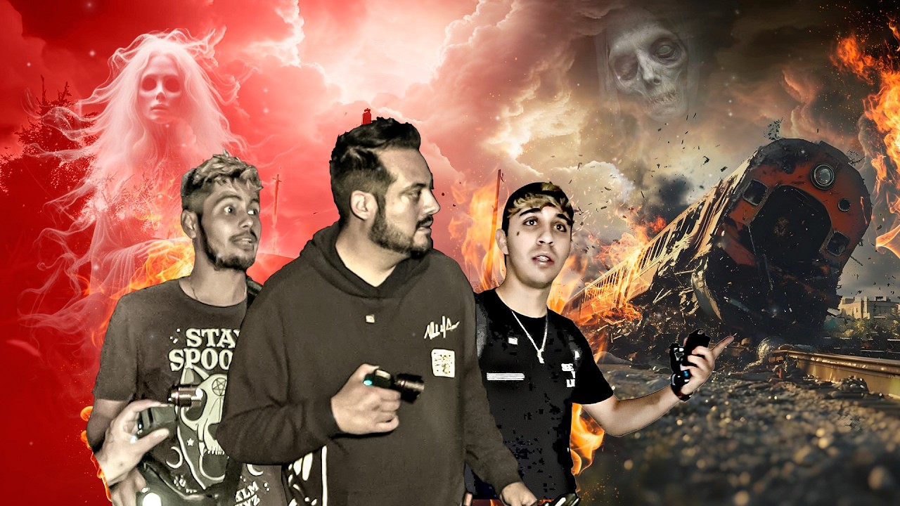 Hallamos tren descarrilado, lo que vimos no nos dejó dormir@Jose Flores Terror @Duck Sandoval Oficial