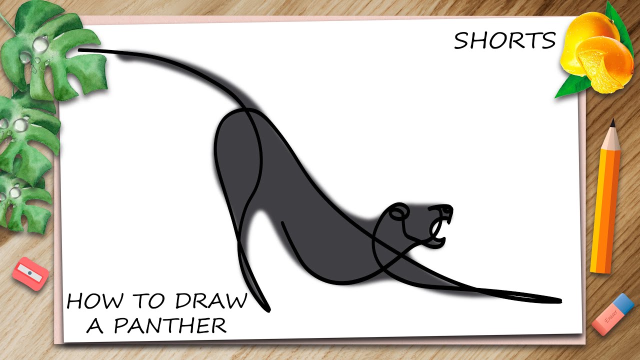 HOW TO DRAW A PANTHER 