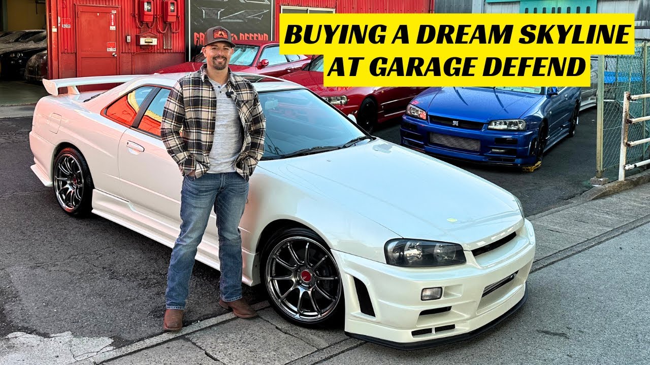 ROBIN & HIS STORY OF BUYING HIS A DREAM SKYLINE R34 IN JAPAN AT GARAGE
