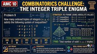 AMC 10B 2025. Problem 9. How many ordered triples of integers (x,y,z) satisfy the following system