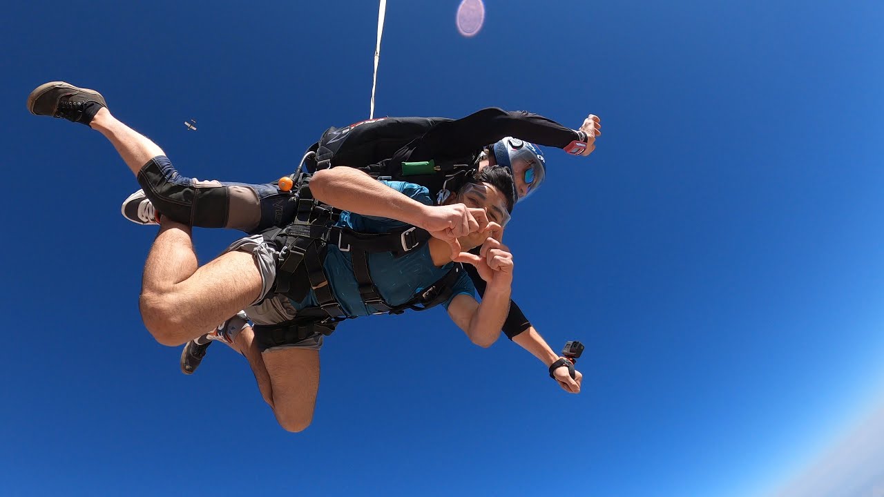 Skydiving over 16000FT in the United States of America