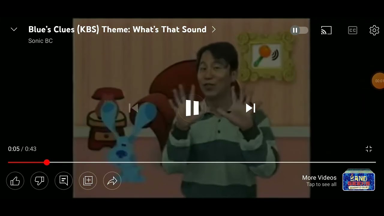 Blue's Clues KBS Korean Season 3 Theme - YouTube