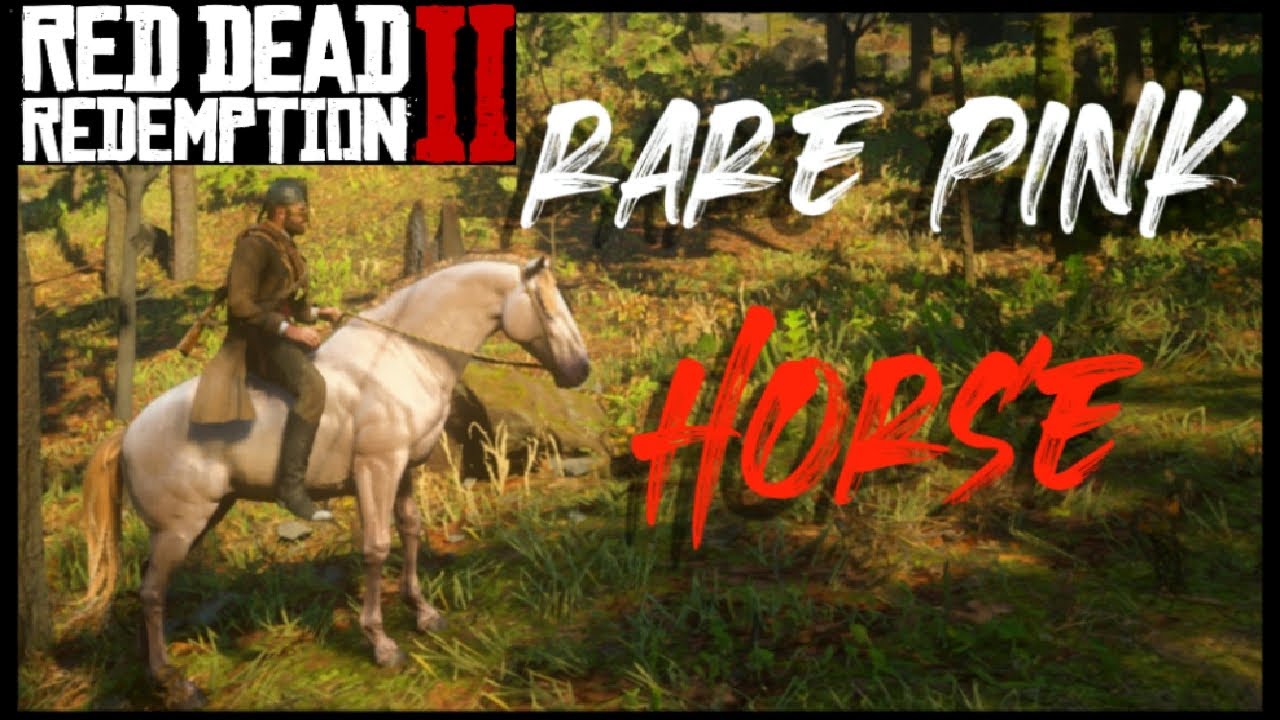 Rare Pink Horse Location & Taming Red Dead Redemption2 rdr2 