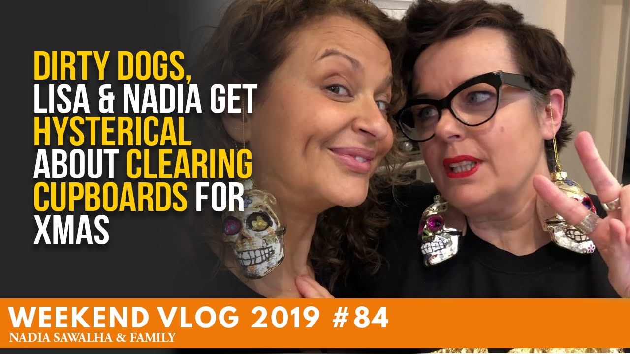 ВЫХОДНОЙ VLOG 84 - DIRTY DOGS Лиза и Надя впадают в истерику из-за уборки шкафов к Рождеству