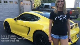 porsche garage door opener programming