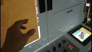 Super size 790*400mm hard cover by HM 600E Automatic Gluing and Spotter Machine