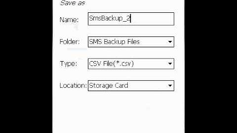 Transfer SMS Contacts from  Windows Mobile to computer as CSV files