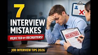Famous 7 Interview Mistakes That Make Recruiters Reject You | Job Interview Tips 2026 Wealth