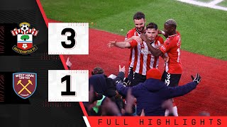 HIGHLIGHTS: Southampton 3-1 West Ham United | Emirates FA Cup