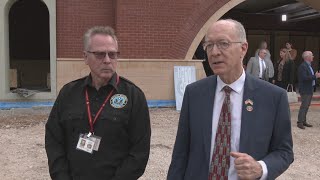 Bill Foster tours renovations at Boone County Courthouse for new emergency center
